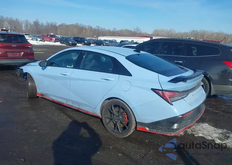 2025 Hyundai Elantra N z USA, uszkodzony, nr VIN KMHLW4DK8SU034158